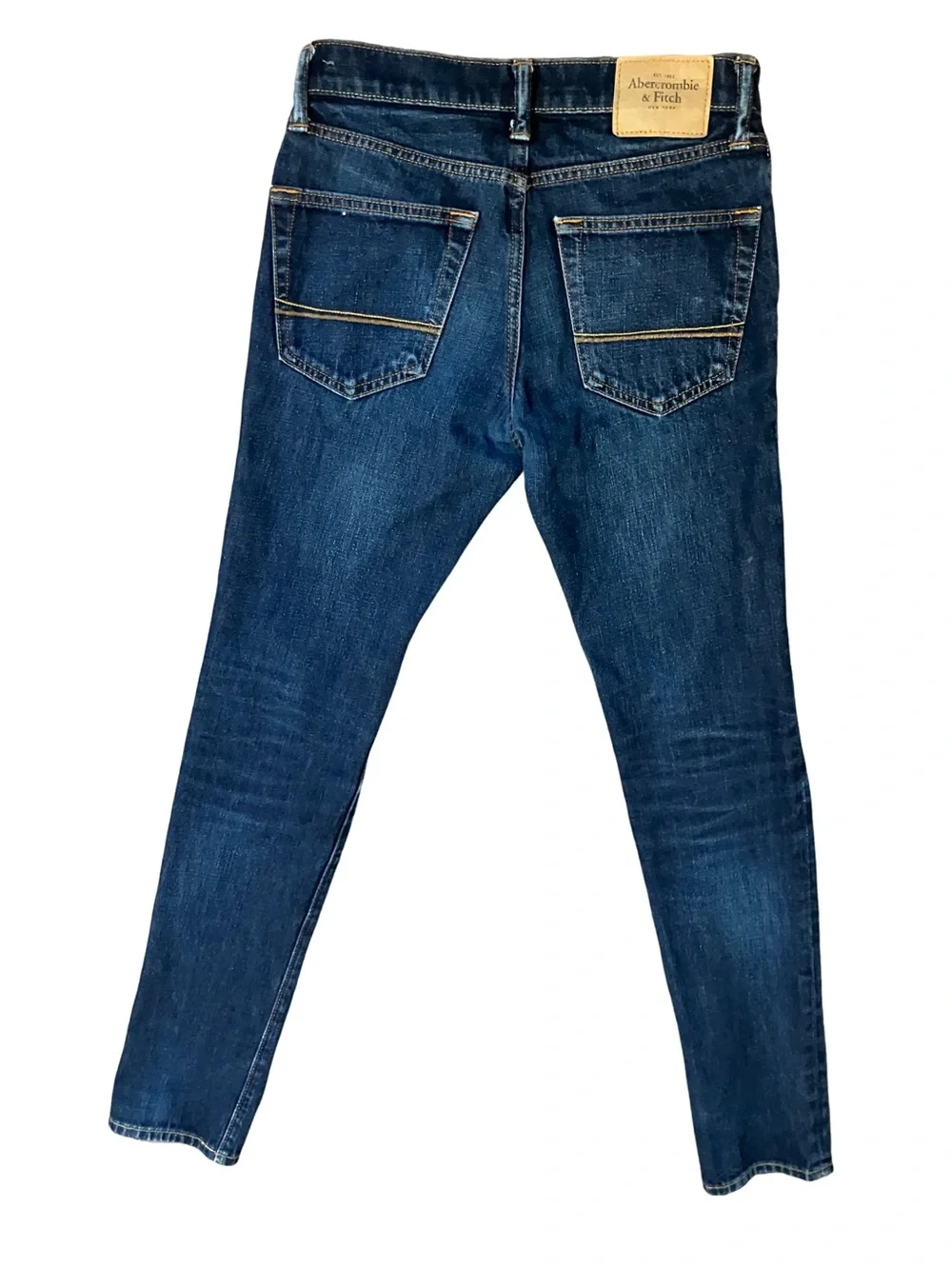 Abercrombie & Fitch Men's Indigo Slim Straight Jeans